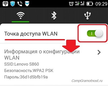 Андроид Точка доступа WLAN